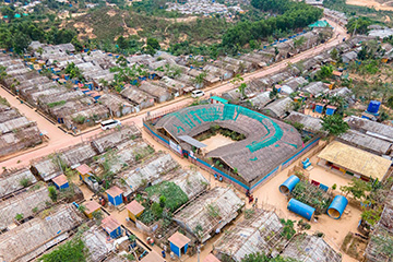 Thubmnail image: The 2022 Aga Khan Award for Architecture honours Community spaces in the Rohingya refugee response