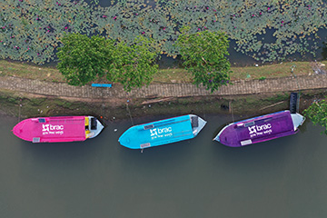 Thubmnail image: BRAC launches floating boats for play-based education